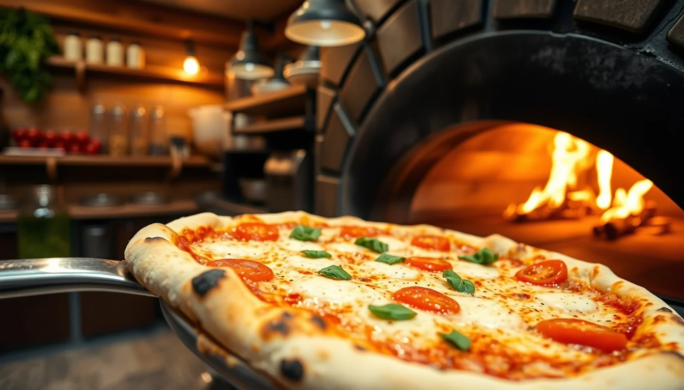 Frische italienische Pizzen